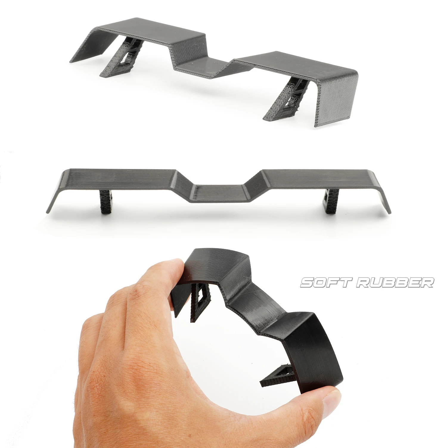 Support de toit modèle de Simulation, aile morte, fenêtre latérale avant, grille d'armure, abat-jour arrière pour voiture sur chenilles 1/12 RC H12P