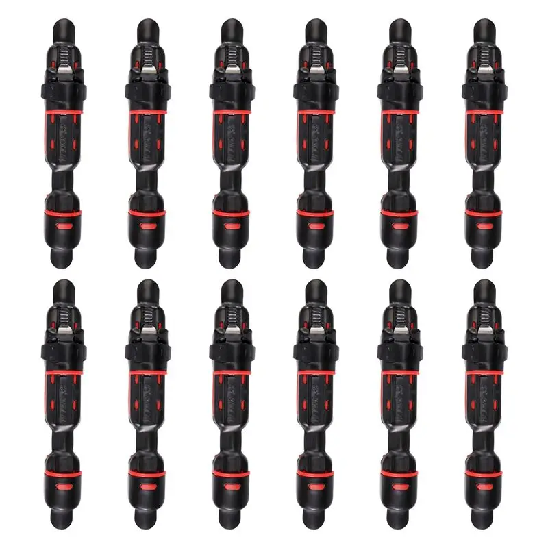 ABLB-12Pcs Reel Seat Deck Fishing Rod Clip Fitted Wheel Reel Rubber Cushion Tools Accessory Holder Fishing Tackle view 2