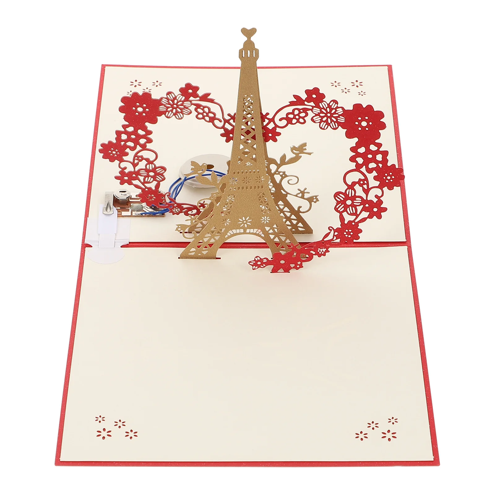 

1Set -Up Eiffel Tower Birthday Card Glowing Unique Greeting Card for Gifts Eiffel Tower Birthday Cards