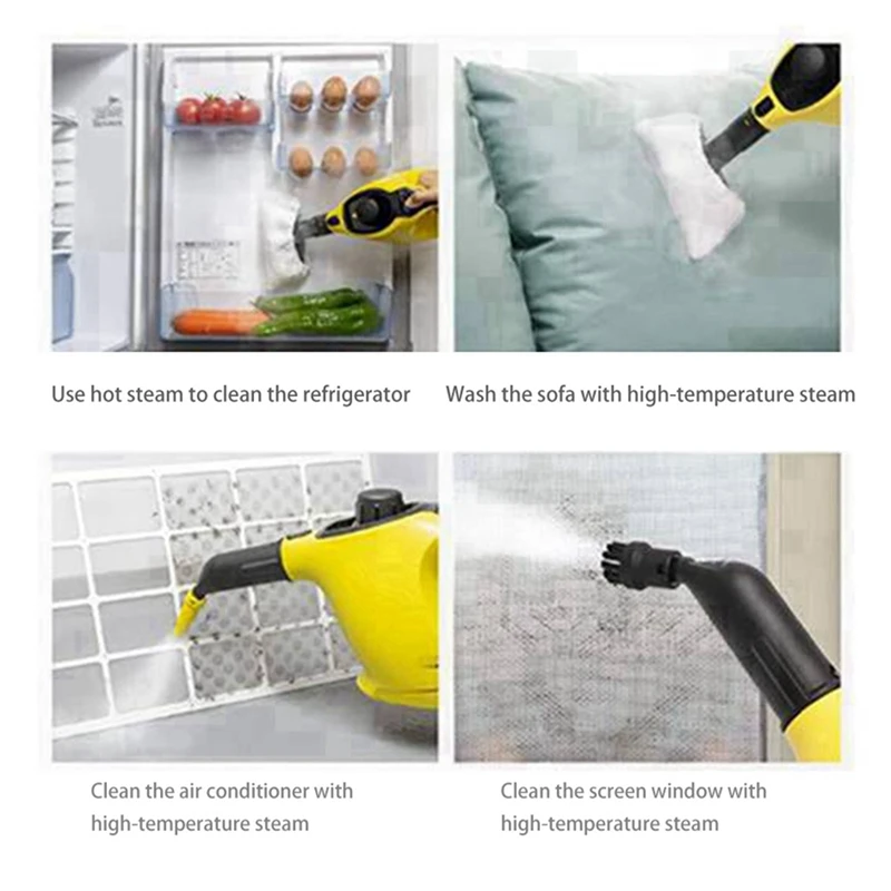 Boquilla potente para Karcher SC1 SC2 SC3 SC4 SC5, accesorios de aspiradora a vapor, cabezal de cepillo de limpieza, 2 uds.