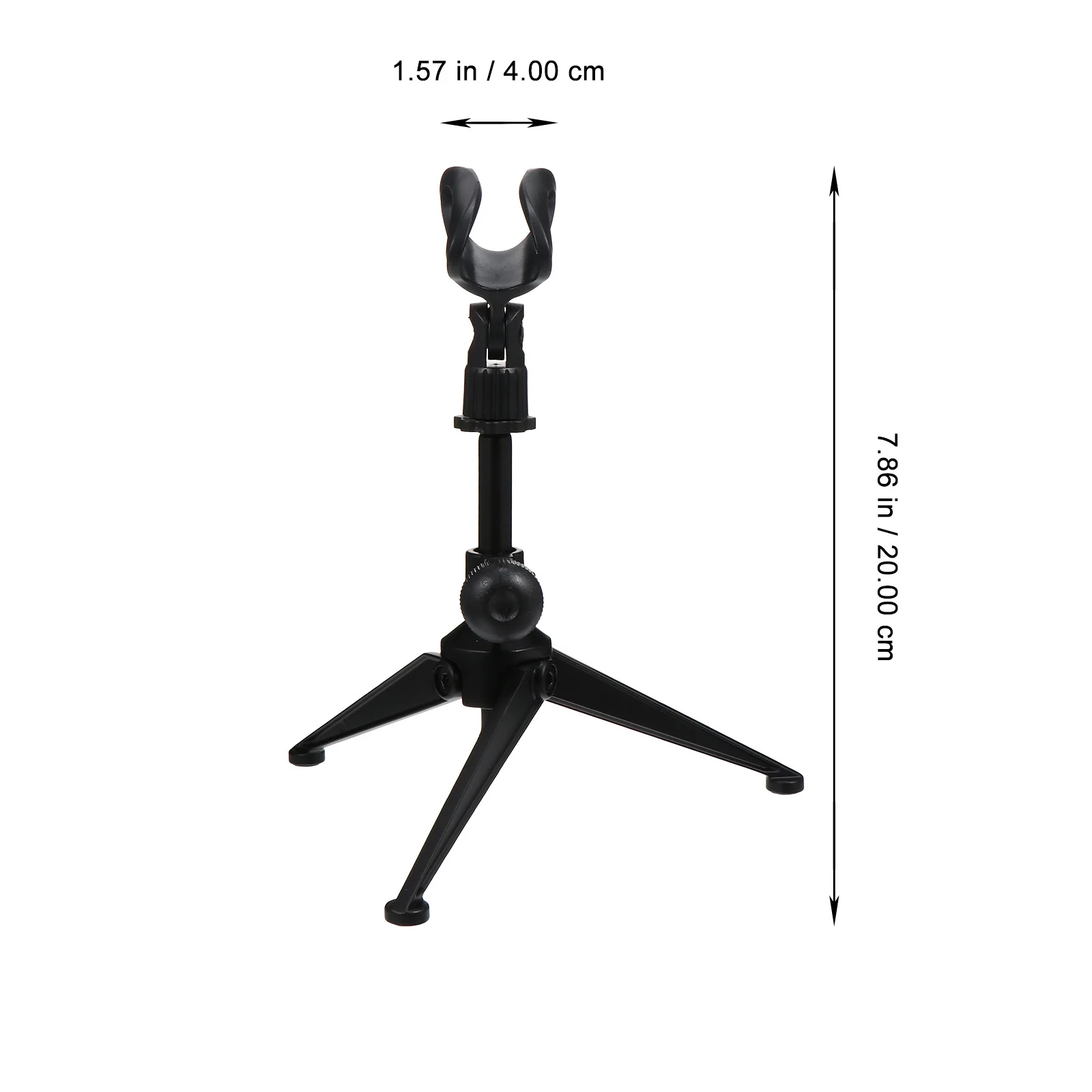 

1Pcs Metal Tripod Adjustable Microphone Stand Foldable Detachable Stable Support Rubber Feet Microphone Holder