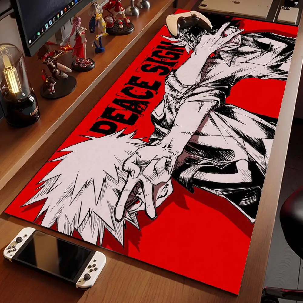 My Hero Academia Mousepad 900x400x2mm Office Computer Mouse Mat Gamer Gamepad Pc Ergonomic Gaming Mousemat Desk Pad Padmouse