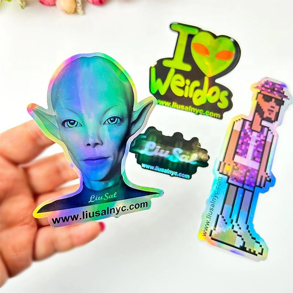 High-Quality Waterproof Business Packaging Labels Custom Adhesive Vinyl Stickers with Logo Die-Cut Design for Professional Use
