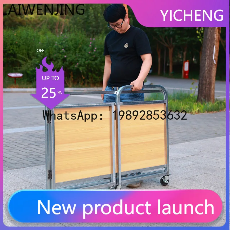 

A2-10 Foldable Cart for Street Vending Outdoor Night Market Food Cart Portable Mobile Handcart