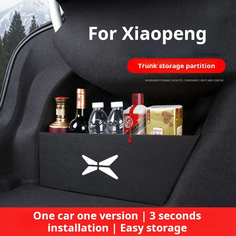 

For 21/22 Xiaopeng P5/P7/G3 electric car XPENG Storage box trunk storage partition cars accessories