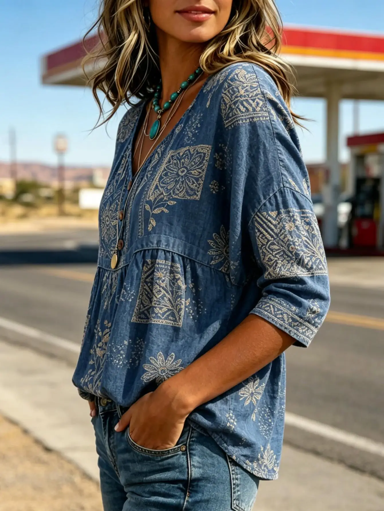 Thumbnail 2 - #16 Cheapest Denim Button Shirts Deals You Can Get