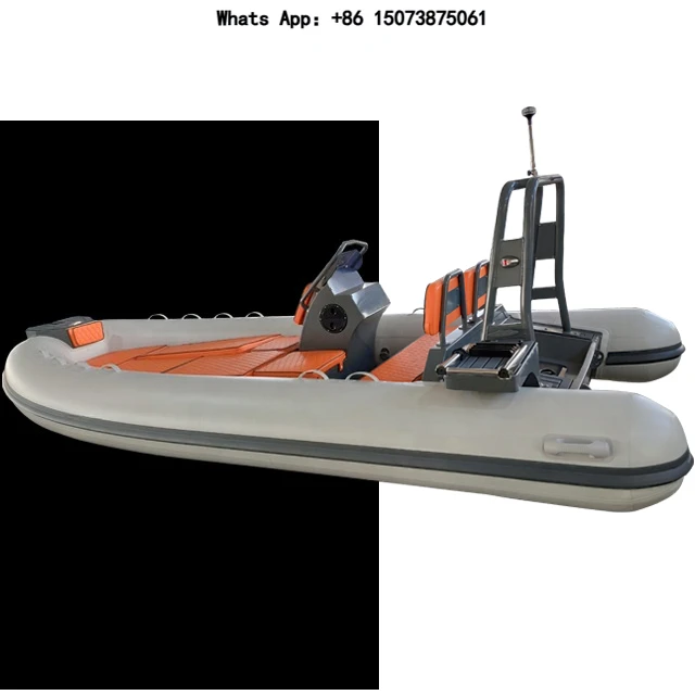 China CE Certificate Manufacture Aluminium Sail Yacht 4.8m Luxury Rigid Hull Inflatable Tube Boat for Sale