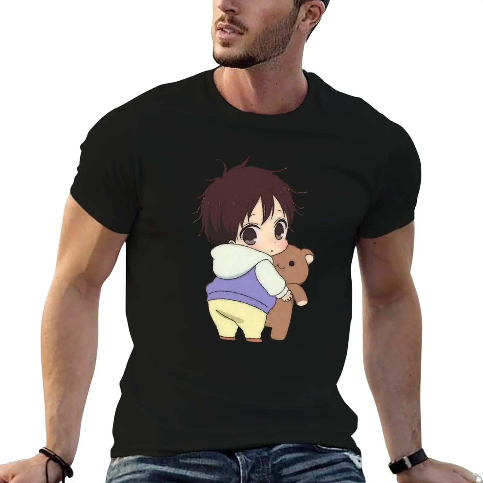 

Gakuen babysitters Ryuichi v3 T-Shirt black cotton t-shirt plain for man package t shirts for man graphic tees T-Shirt