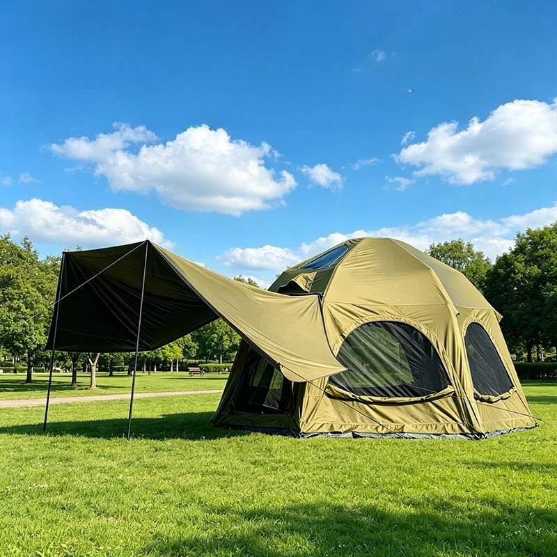 Large space spherical inflatable tent outdoor sunshade sun protection camping family free tent
