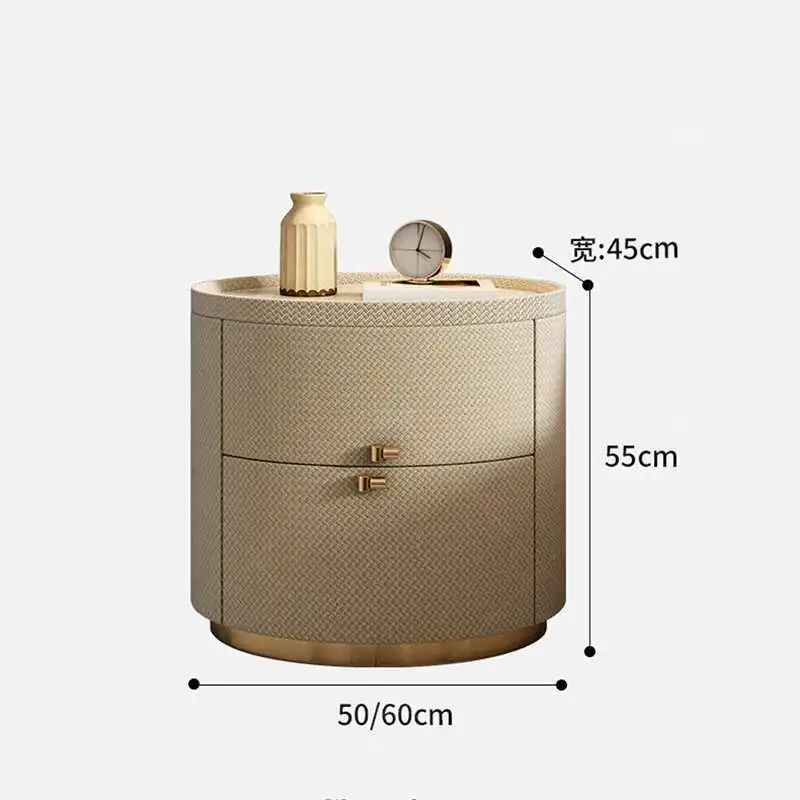 

Luxury Storage Nightstand Minimalist Drawer Aesthetic Trendy Bedside Table Modern Nordic Comodini Camera Letto Bedroom Furniture