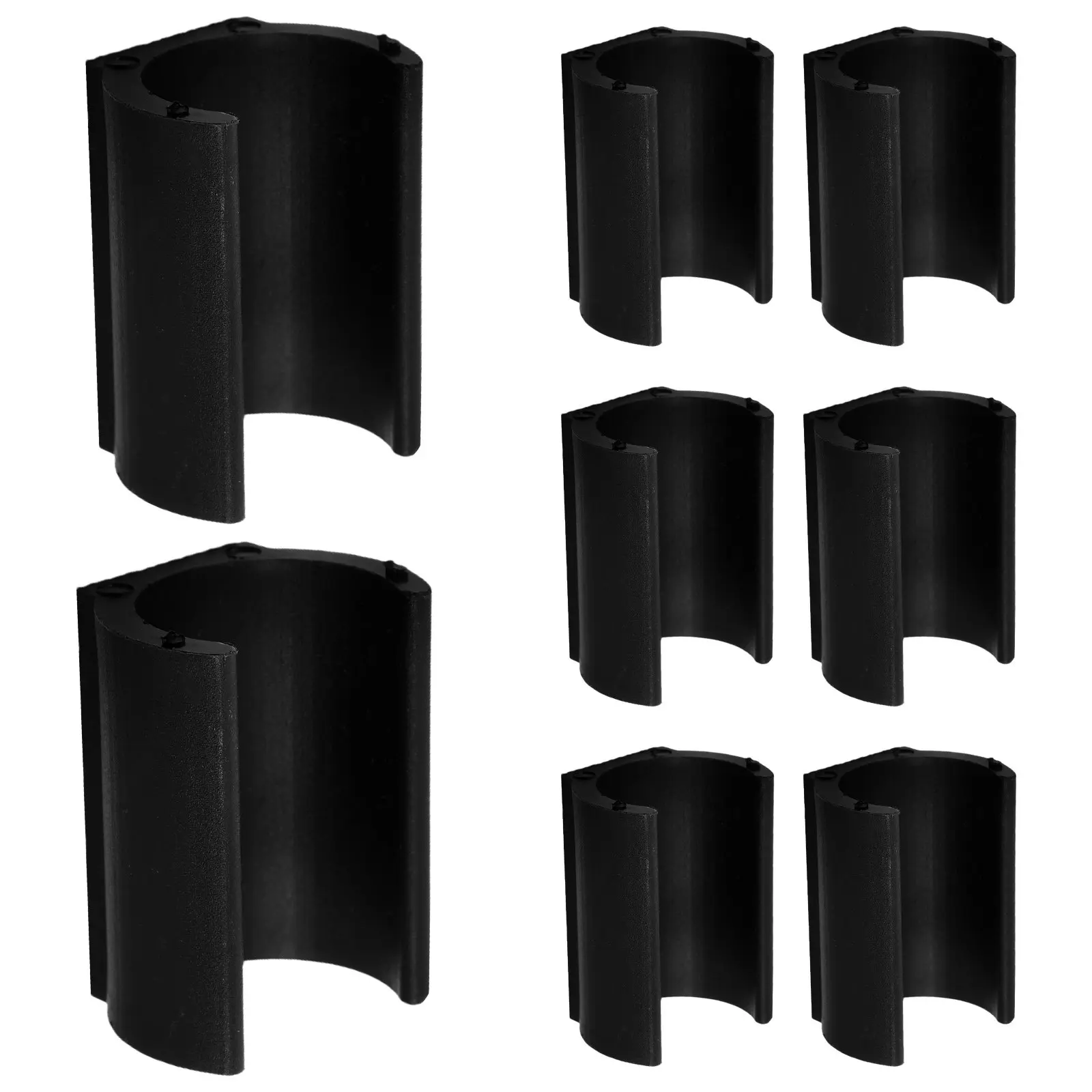 8Pcs Rectangle U Shaped Chair Leg Pads Felt Furniture Feet Protectors Nonslip Noiseless Hardwood Floor Covers Slide Stoppers