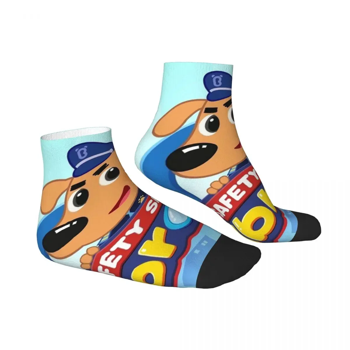 Sheriff Labrador Socks Harajuku Super Soft Stockings All Season Socks Accessories for Man's Woman's Birthday Present