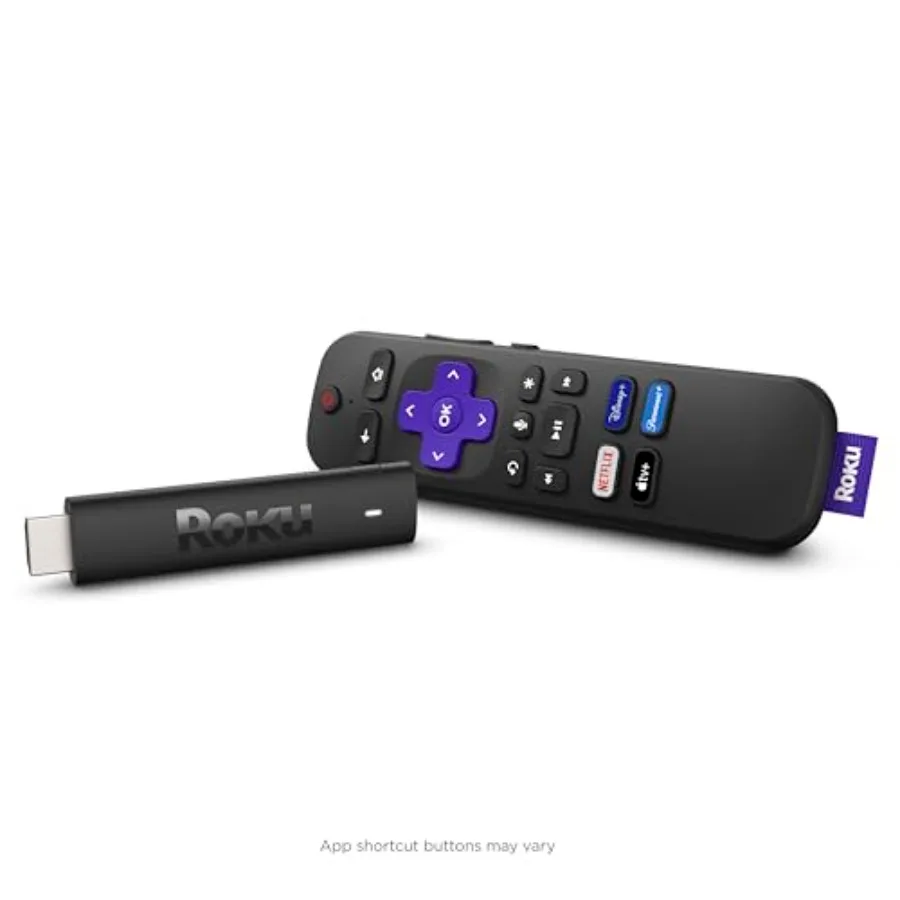 Streaming Stick 4K - HDR and D. Vision Streaming Device for TV with Voice Remote and Long-Range Wi-Fi - Free and Live TV Renewe