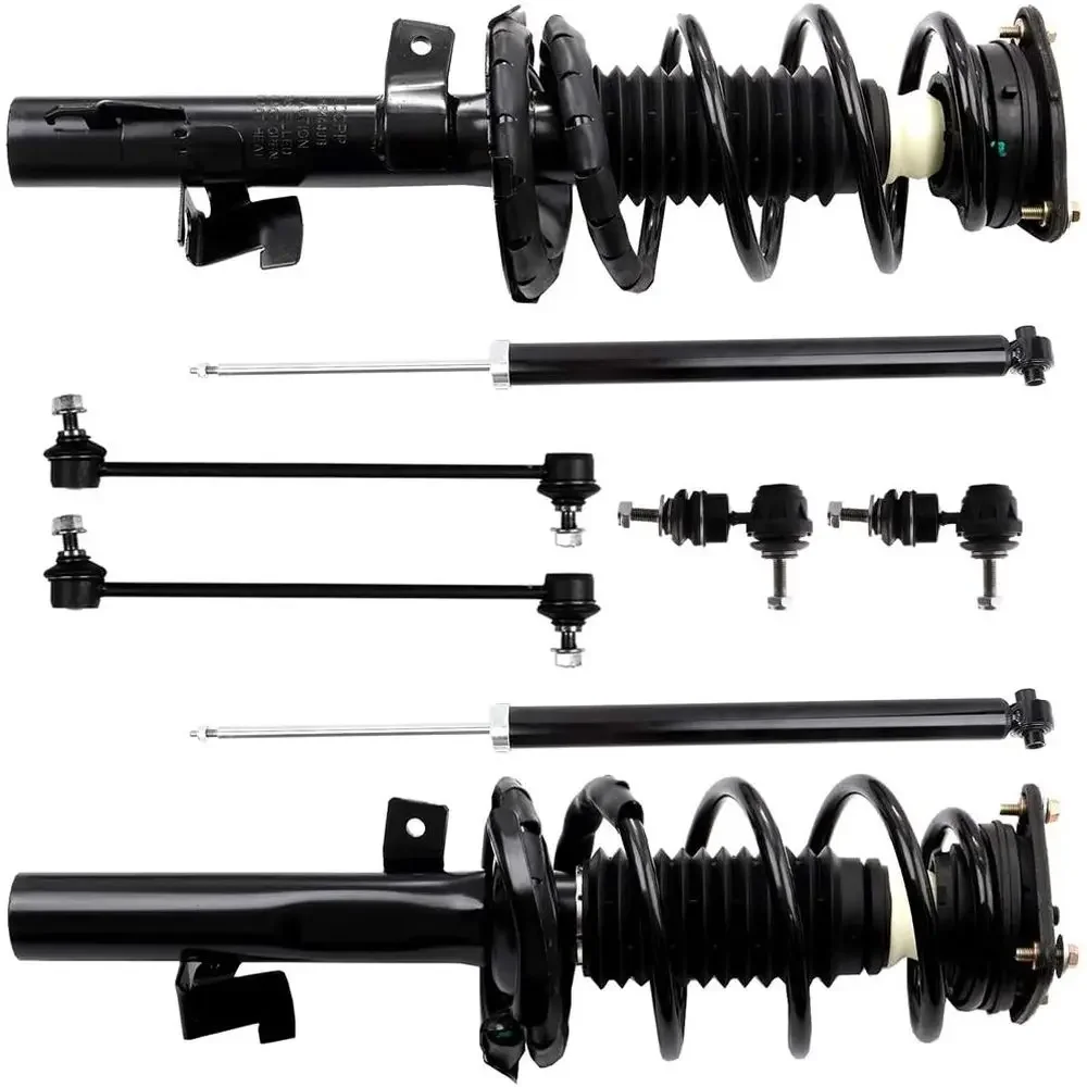 

Suspension Kit with 2 Front Struts, 2 Rear Shocks, 4 Sway Bar Links for 2004-2009 Mazda 3 and 2006-2010 Mazda 5