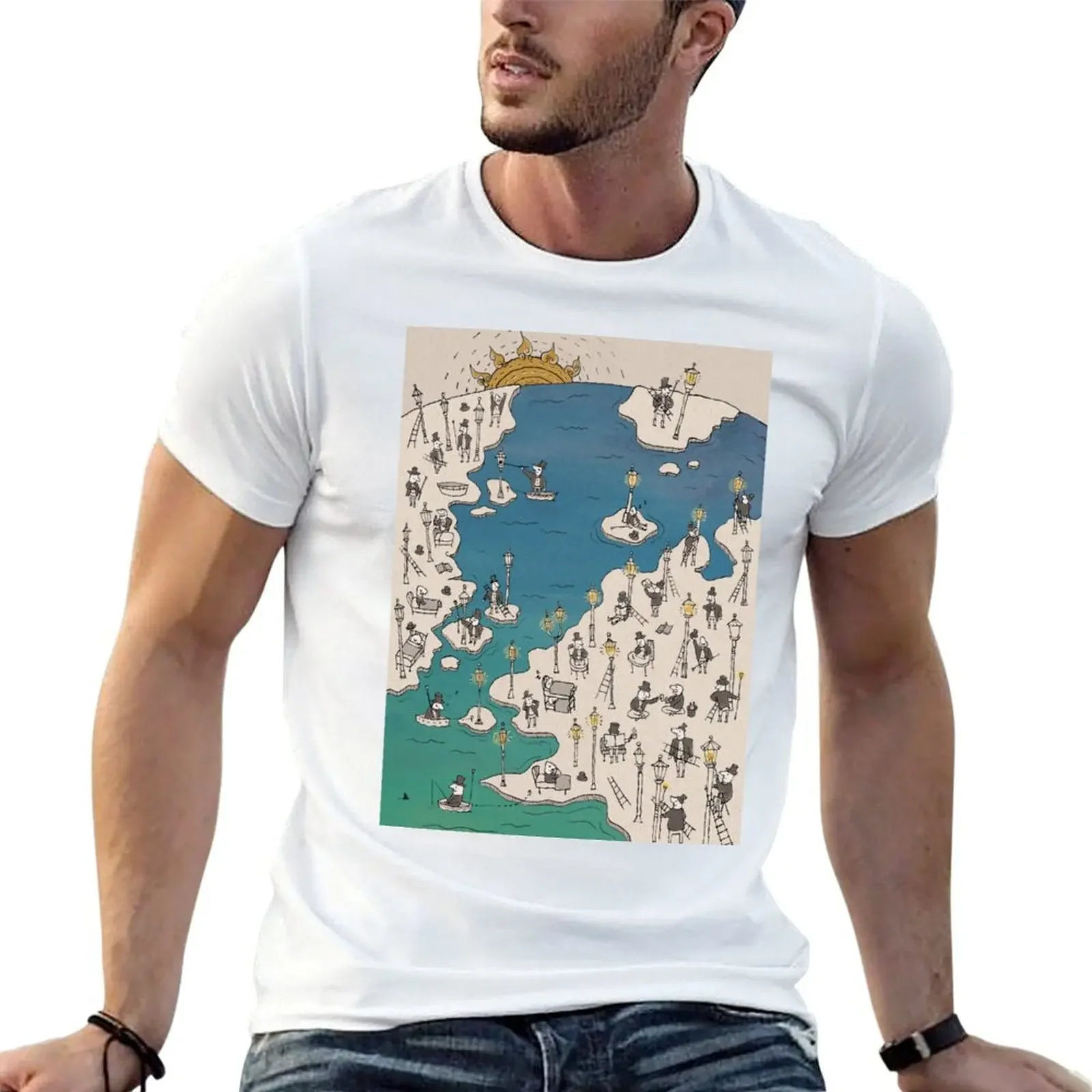 The Little Prince : Lamplighter T-Shirt fashion shirts man clothes quick drying t shirt for men