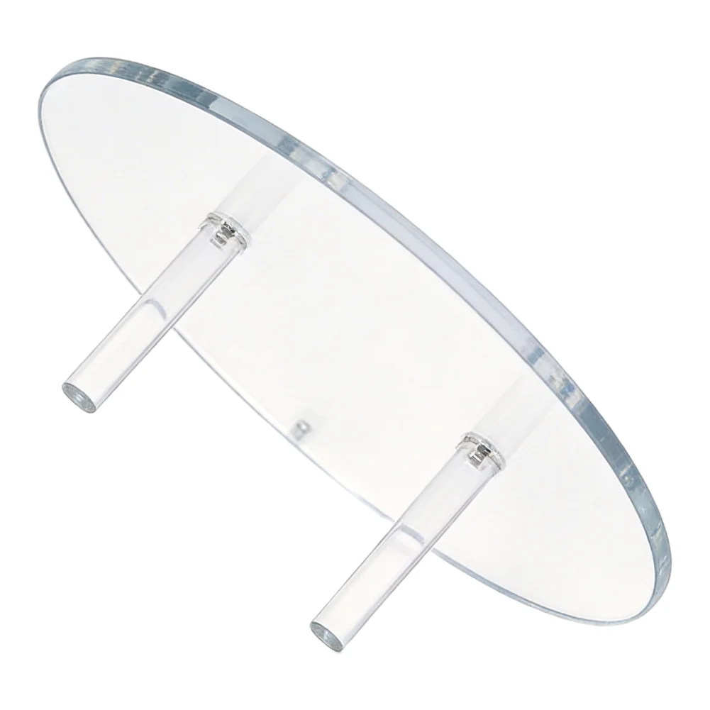 3 Pieces Clear for acrylic Circular Display Stands for Cakes Jewelry and Home Decoration Sizes 15 5cm 20 5cm and 12 6cm Ready to
