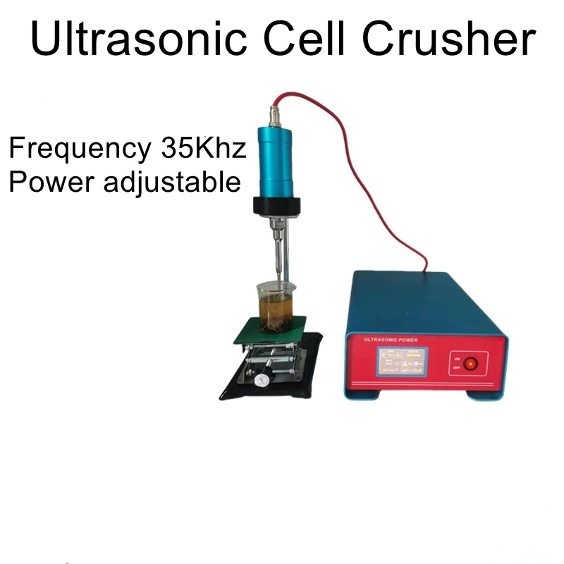 

Ultrasonic cell crusher plant and animal cell tissue crushing process