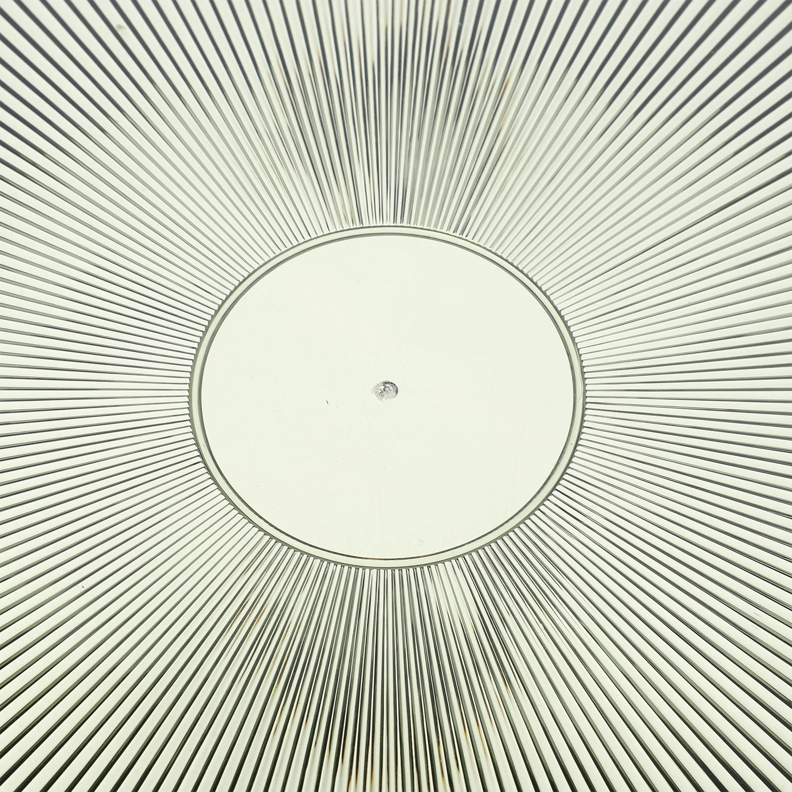 

Plastic Tray Round Serving Tray For Fruits Snacks Drinks Jewelry Organizer Transparent Striped Design Sturdy Lightweight