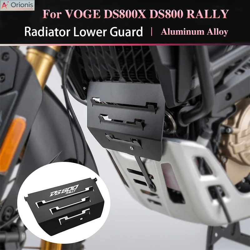 

DS800X Radiator Lower Guard for VOGE DS800RALLY DS800X 2026 Aluminum Alloy Exhaust Guard Front Shield Engine Cover Fan Protector
