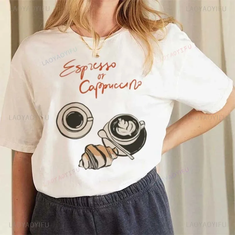 

Летние футболки с рисунком кофе и хлеба, модные хлопковые женские повседневные дышащие топы с короткими рукавами и круглым вырезом, забавные топы в хипстерском стиле
