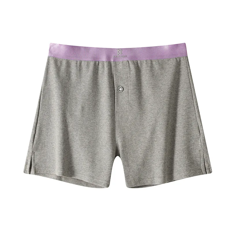 

High Quality Men Cotton Boxer Shorts Loose Soft Underwear Homewear Comfortable Arrow Pants Summer Breathable Sleepwear Panties