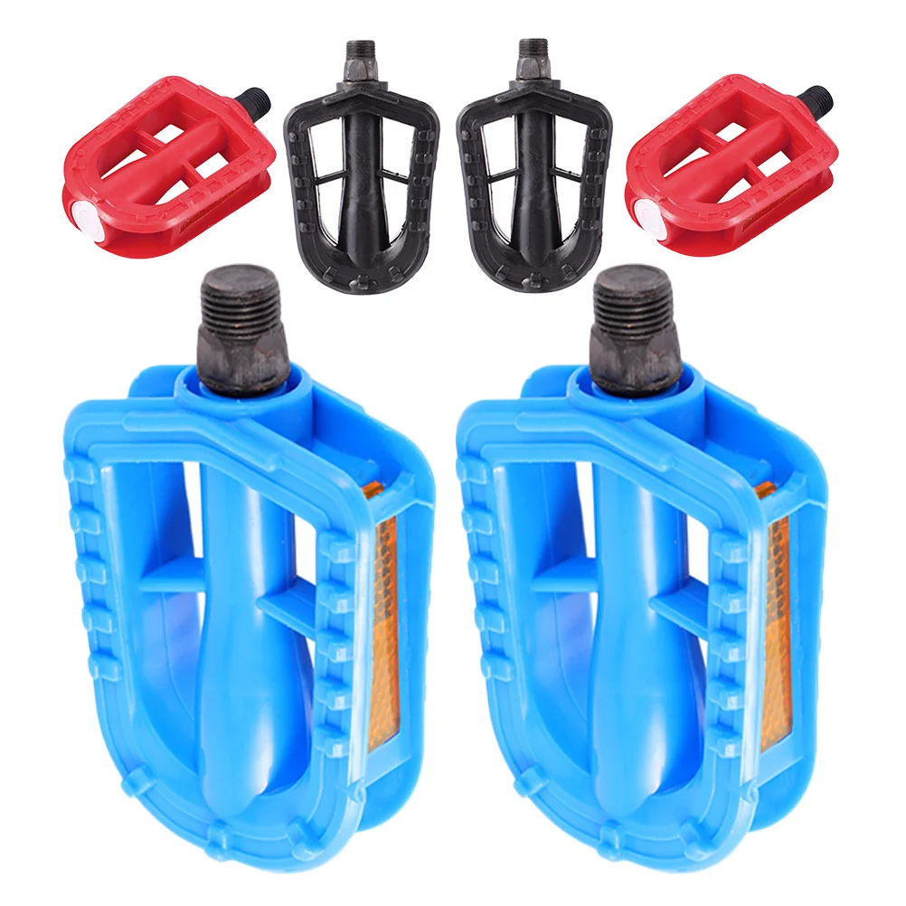 

Non-Slip Bicycle Pedals Wide Flat Replacement For Road Bike Kids Toddlers Lightweight Durable Cycling Pedal Bearings