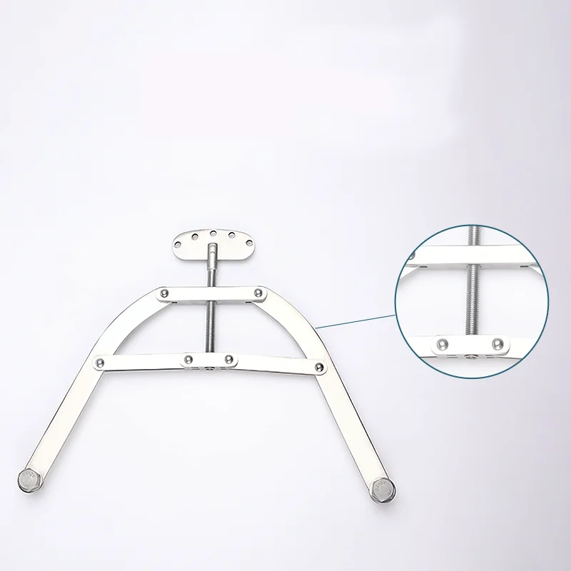 Retractor de tensión para huesos, arco de tracción rígido, acero inoxidable, para extremidades inferiores