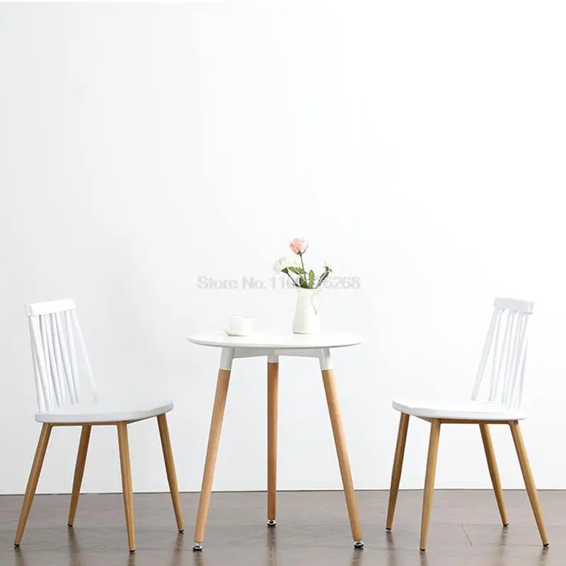 الشمال كرسي الحديثة الحد الأدنى كسول المنزلية البلاستيك الخلفي البراز الترفيه مكتب كرسي Ins الطعام كرسي وندسور كرسي 2022 #6