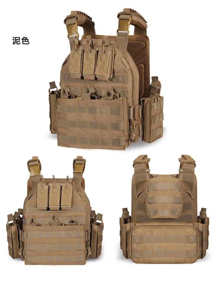yakeda gilet tattico esterno multifunzionale gilet da gioco Cs piastra di protezione per attrezzature da campo di allenamento tattico di espansione MOLLE