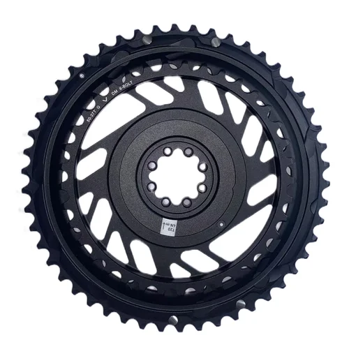 Imagen 2 del producto Plato SRAM RED AXS 50-37T, 8 pernos, montaje directo, 2x12 velocidades, 8 agujeros, plato redondo negro, doble Original para manivela SRAM RED AXS