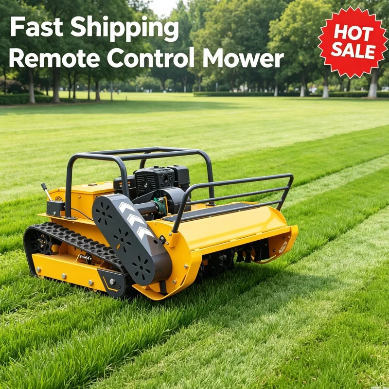 Customized Hot Sale Remote Control Lawn Mower Zero Turn Lawn Mower Lawn Mower Robot Stable Operation For Uneven Ground
