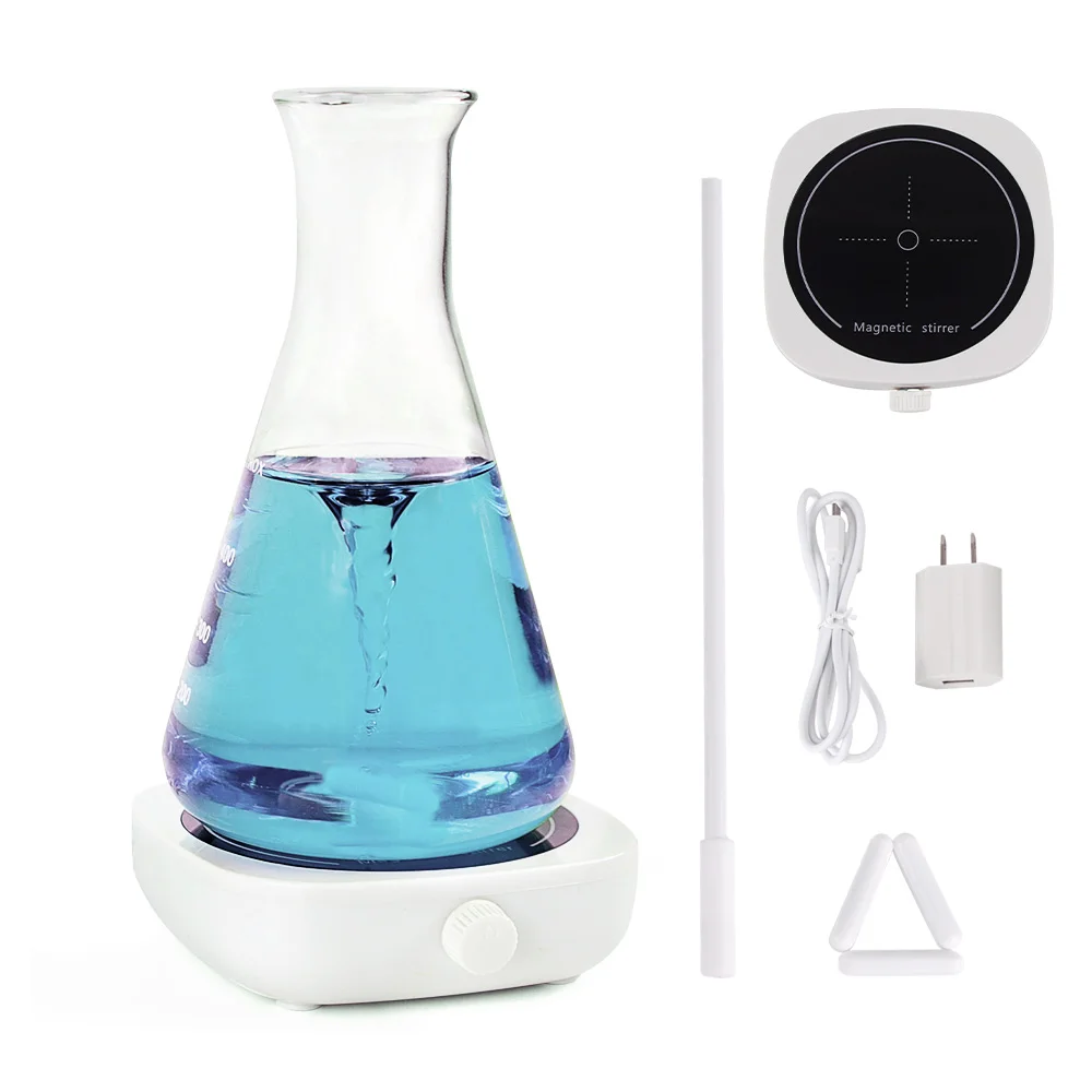 2000 Rpm Magnetic Stirrer ห้องปฏิบัติการ Stirrers Mini Magnetic Stirrer EU Plug ความจุ: 2000Ml 110V-220V