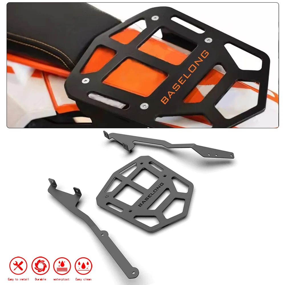 

Motorcycle FOR 350 EXC-F 500 EXCF 2017 2018 2019 350 500 EXC-F EXC F Accessories Rear Luggage Rack Top Case Bracket Cargo Rack