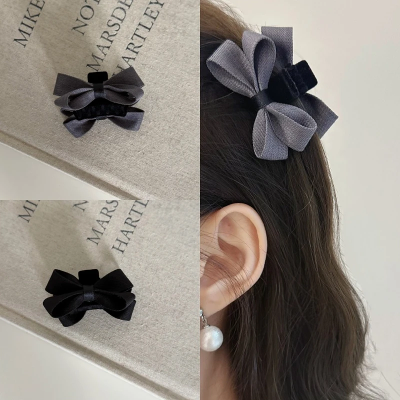 

Милый милый бант во французском стиле, маленький коготь для волос для женщин и девочек, милый кавайный бант, заколка для волос на голову принцессы, аксессуары для укладки волос