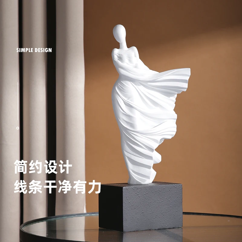 

Resin Beauty Sculpture for Girl, Lady Statue, Home Decor, Living Room Decoration, Wine Cabinet Ornaments, Abstract Figurine