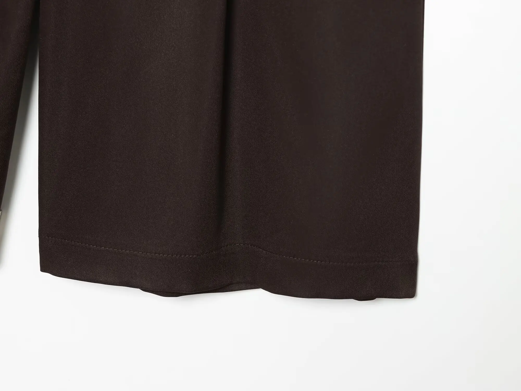 TFMLN Damen-Knielange Hose, schlicht, hohe Taille, Sommer, lässig, weites Bein, gerade Hose mit Gürtel, elegante kurze Damenhose – Detail 20