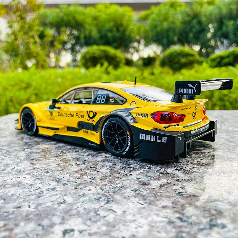 Msz 1:24 Bmw M4 Dtm Racing Legering Model Kinderen Speelgoed Auto Spuitgieten En Speelgoed Auto Geluid En licht Trek Jongen Gift Collection