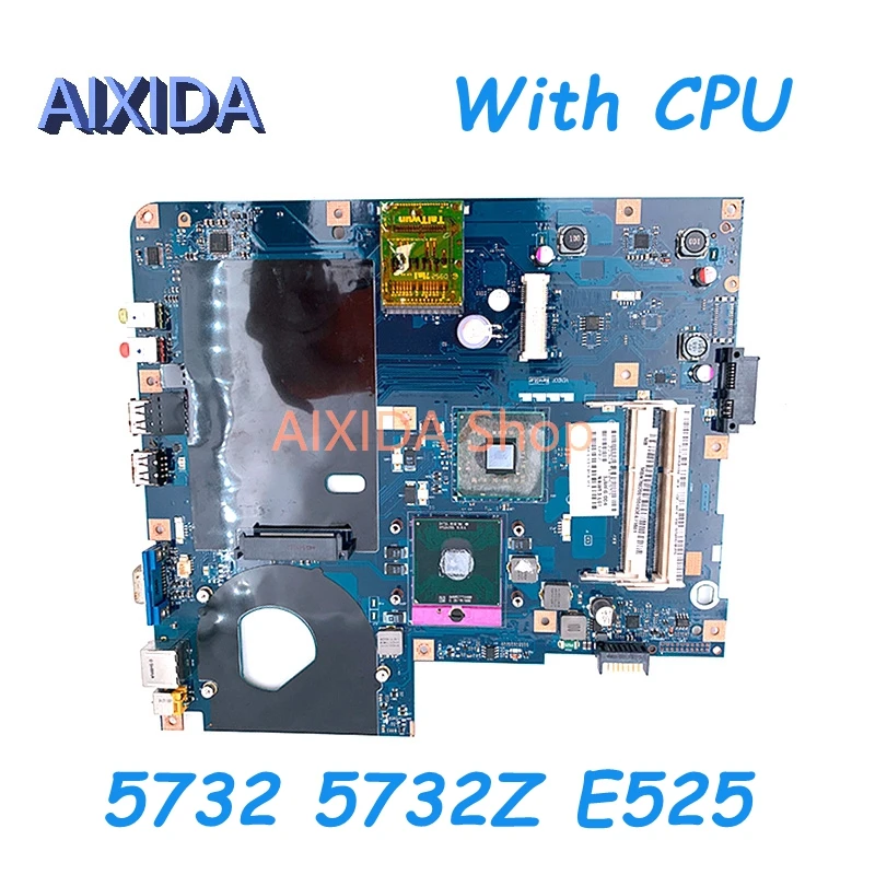 

AIXIDA LA-4854P MBNAK02001 MBN7602001 main board For Acer 5732 5732Z E525 Laptop Motherboard GL40 DDR3 Free CPU full tested