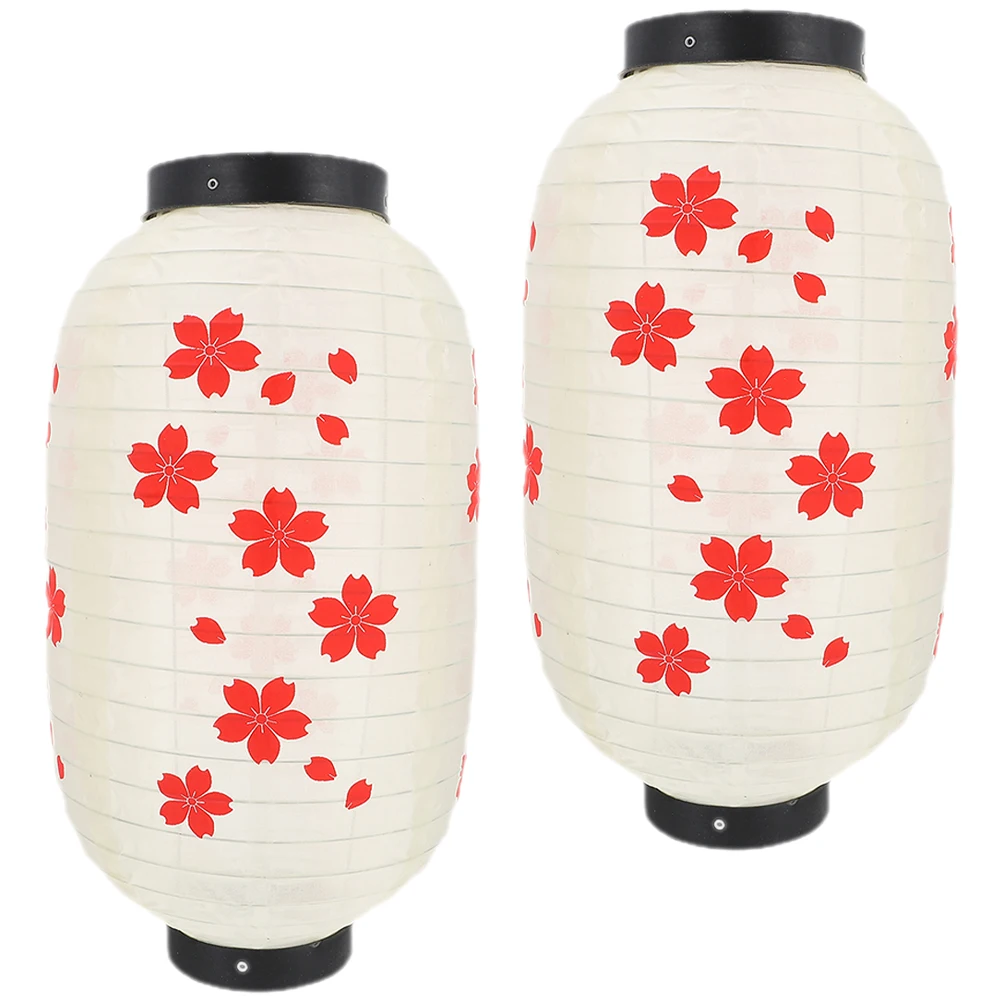

2pcs Cherry Blossom Lantern Decorative Pendant Style Metal Sushi Party japanese party decorations hanging lanterns pendant