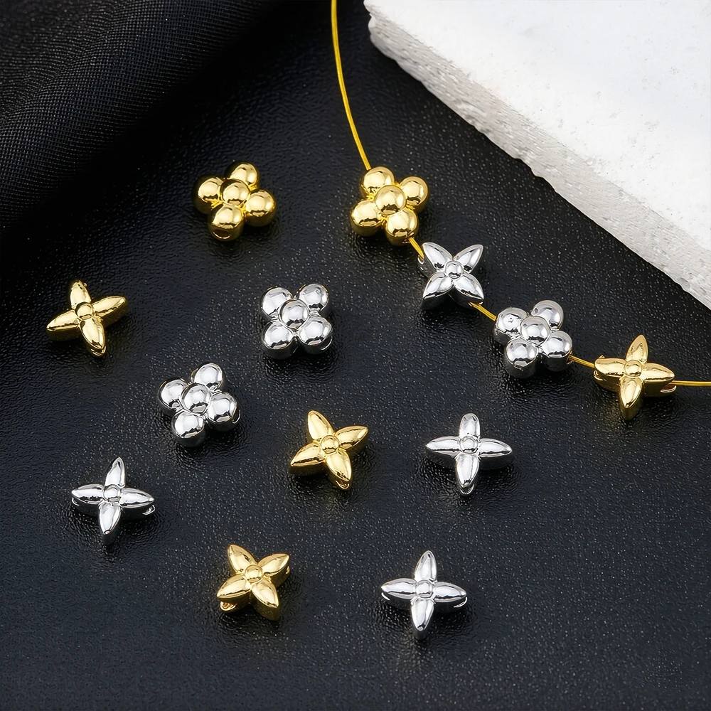 10PCS Manik-Manik Spacer Bunga - Flower Supplies ulasan dan harga