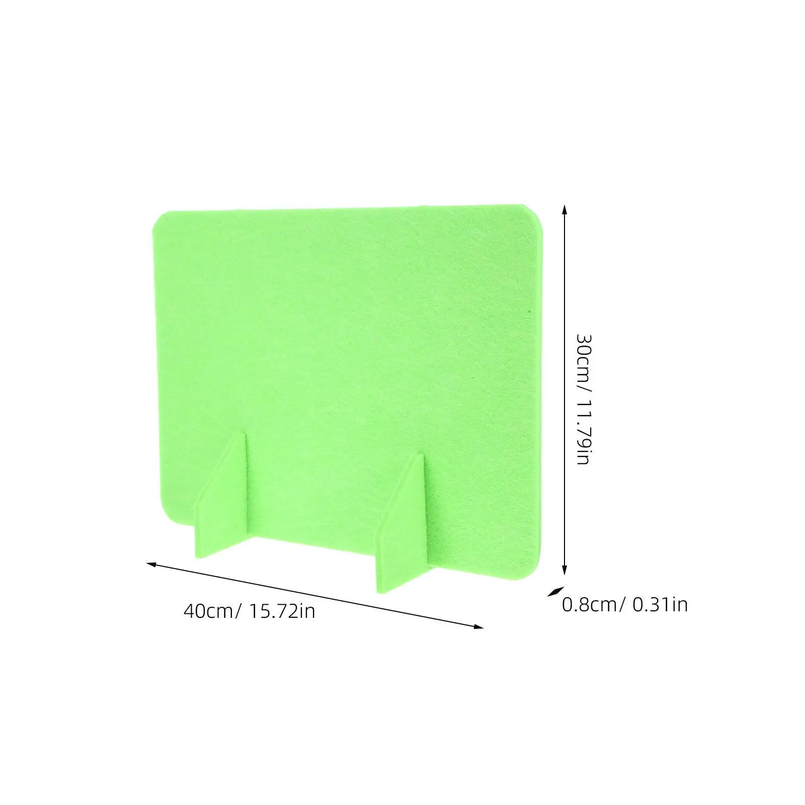 4Pcs Felt Desk Divider .72x11.79in Easy Install Wipeable Privacy Screen for Office School Dorm Testing Focus