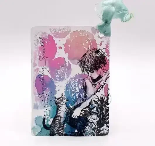 2025 New Stamps For DIY Scrapbooking Crafts Maker Photo Album Template Handmade Decoration Holding Bear Doll little boy Girl