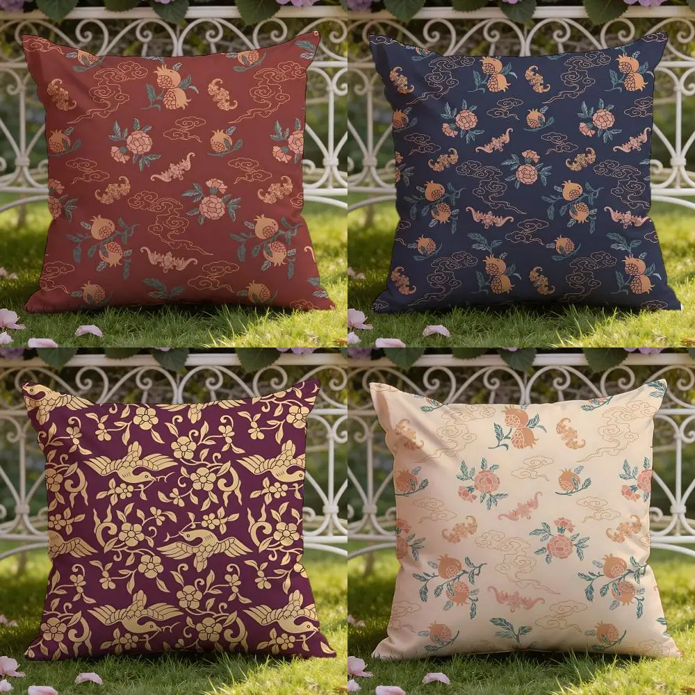 Mineral Pigment Cushion Cover Home & Car Dual-Scene Pillow Cover: Reversible for Premium Comfort