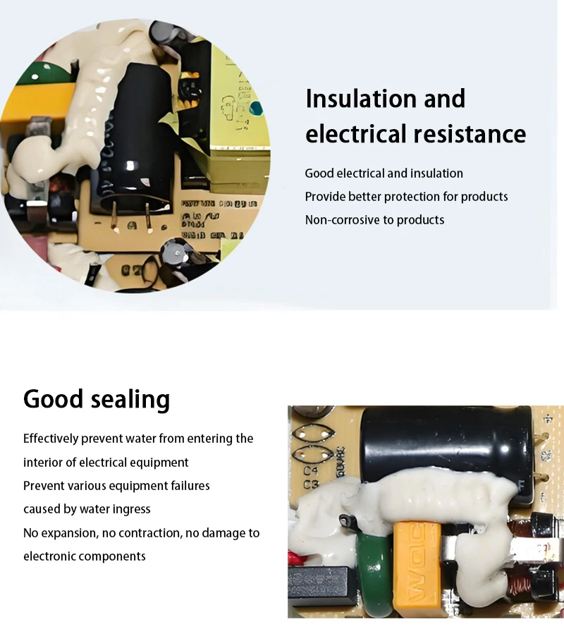 704 Silikonkautschuk Hochtemperaturbeständiger Elektronischer Wasserdichter Isolierkleber Stark Hitzebeständiger Silikon-Dichtungskleber – Detail 8