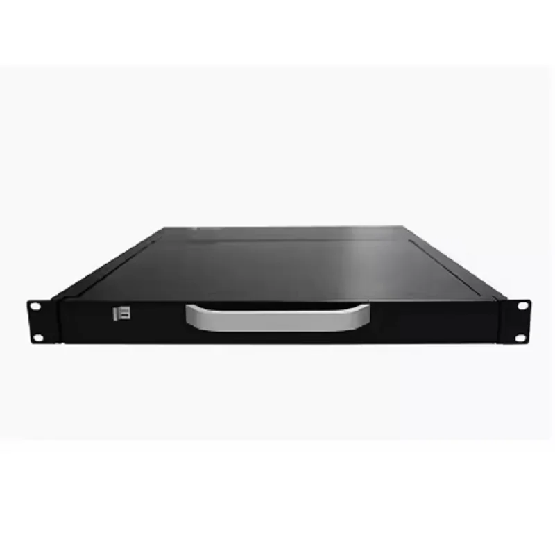 Humanized Design KVM Drawer 19 Inch 1U Rack Mount 17 Inch LED KVM Switch With Touch Pad+Mouse Support USB+PS2 Local Console