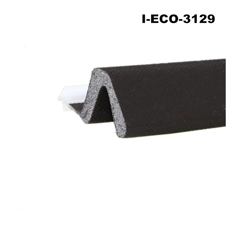 Super Elastic PU Foam Sealing Strip, V-Type Door Window Soundproof Strip, Insect-Proof, Windproof, Dustproof, Adhesive Backing