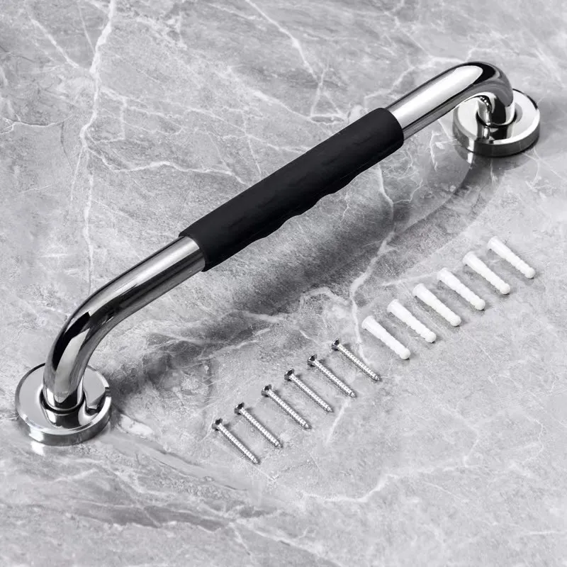 مسند ذراع من السيليكون المقاوم للصدأ 304 للحمام لكبار السن والمعاقين، سلامة المرحاض، درابزين مرحاض مضاد للسقوط #1