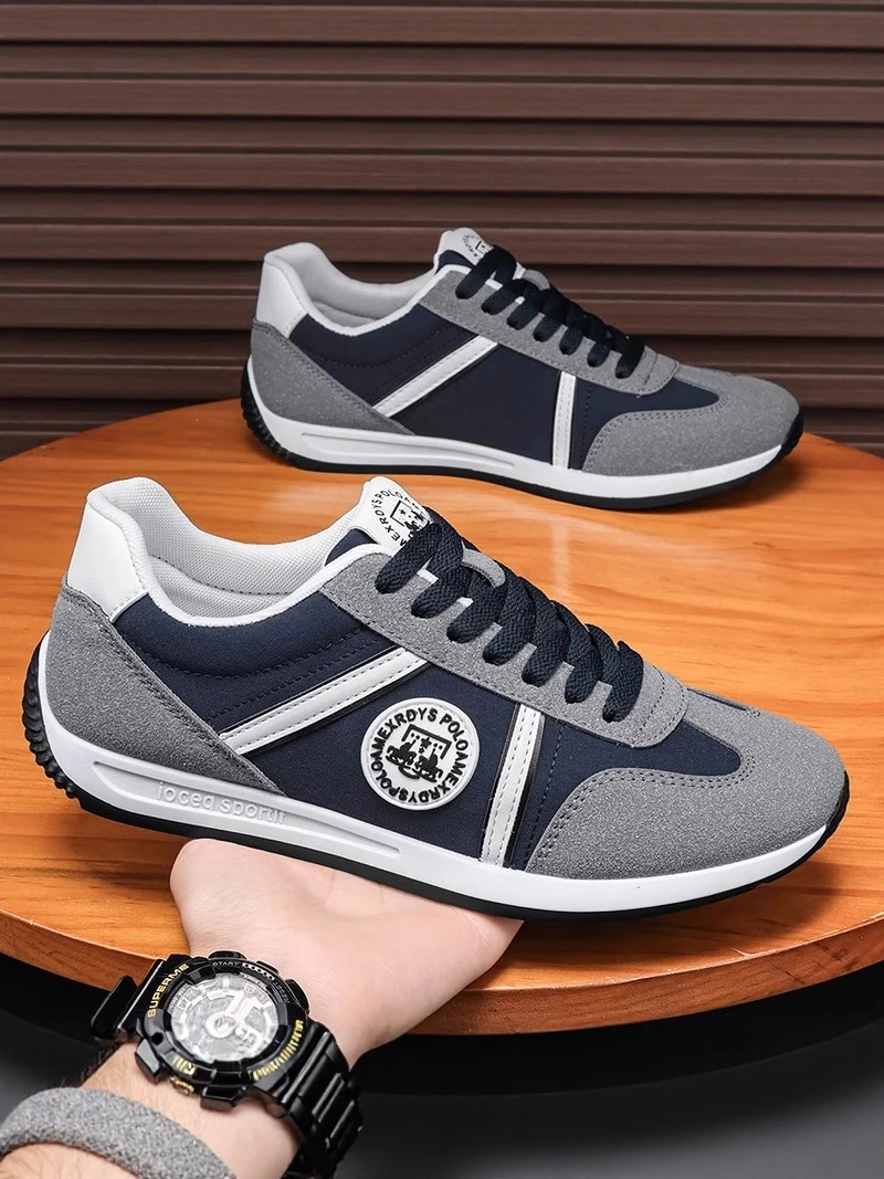 

Comfortable Flat Bottom Men's Sports Shoes Summer Versatile Casual Slip-On Korean Style Student Board Shoes Outdoor Leisure S...