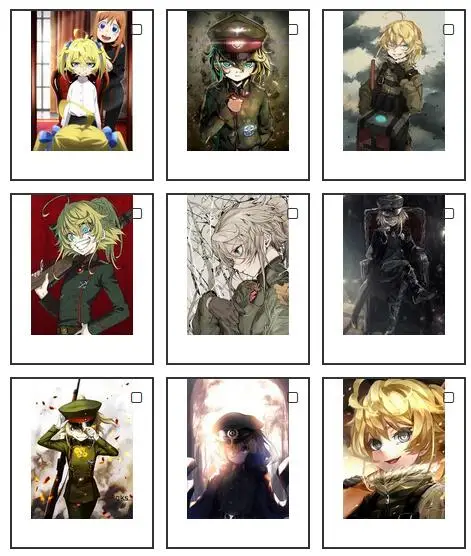 Lot style Choose Anime Youjo Senki Saga of Tanya Print Art Canvas Poster For Living Room Decoration Home Wall Decor Picture
