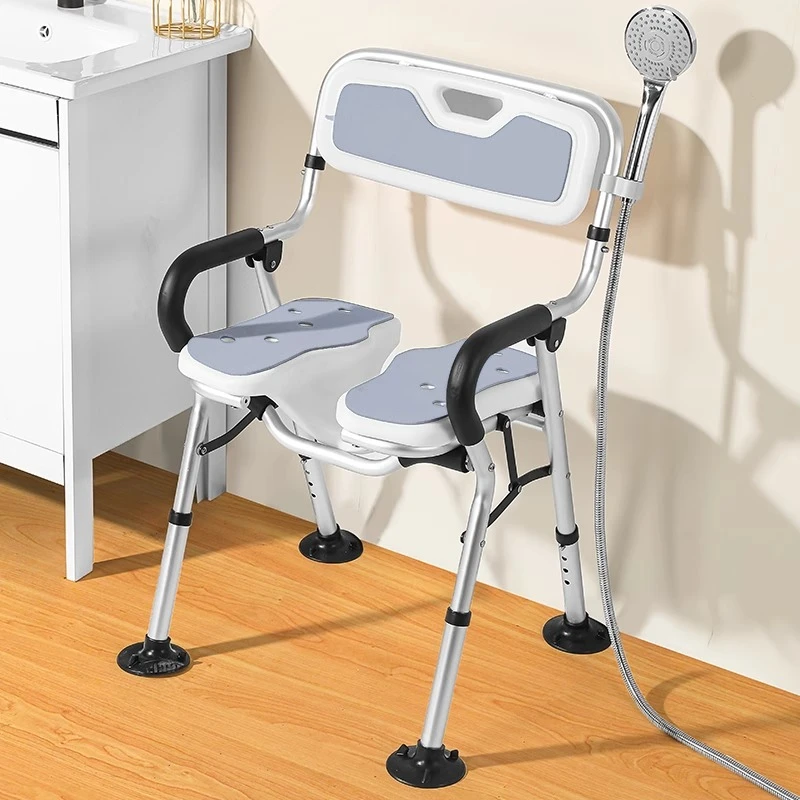 

Waterproof Plastic Shower Stool Feet Design Plastic Cute Shower Stool Comfortable Wooden Sgabello Da Doccia Bathroom Furniture